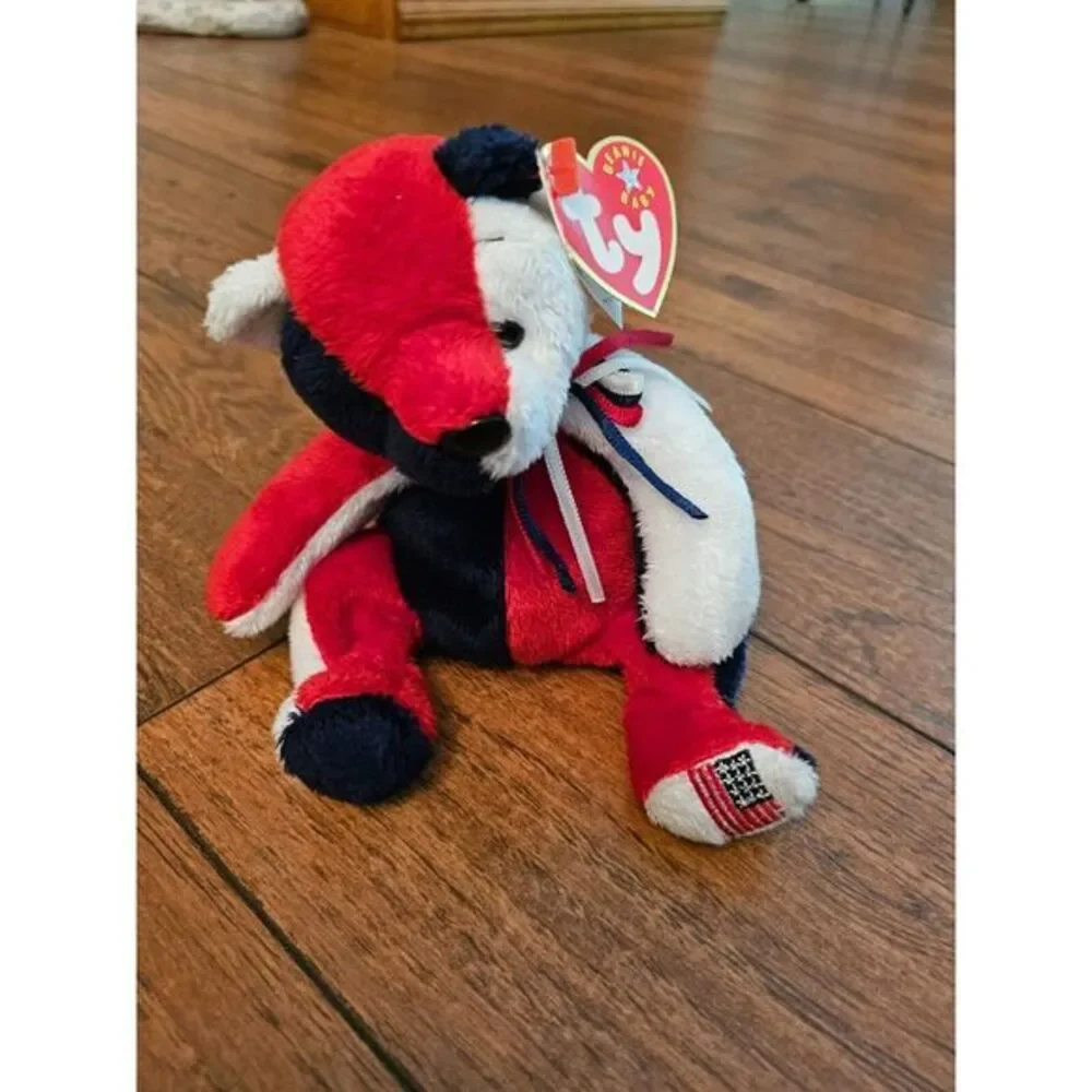 Ty Beanie Baby PATRIOT The Bear‎